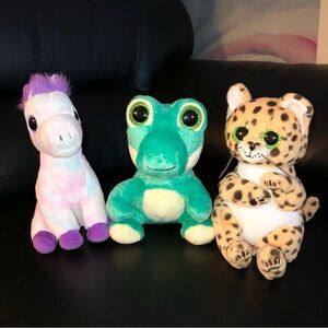 Lot of 3 Ty Plush Stuffed Animal